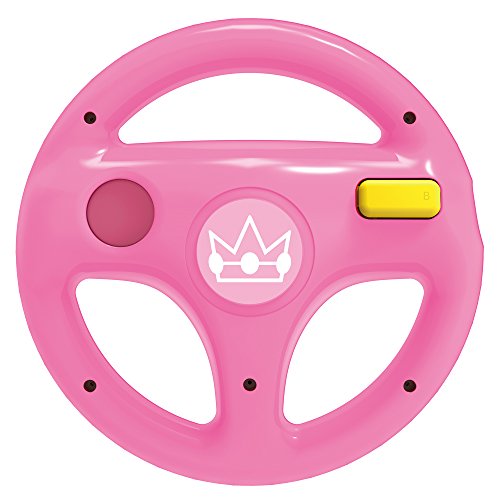 HORI Mario Kart 8 Racing Wheel (Peach) - Nintendo Wii U Accessories HORI   
