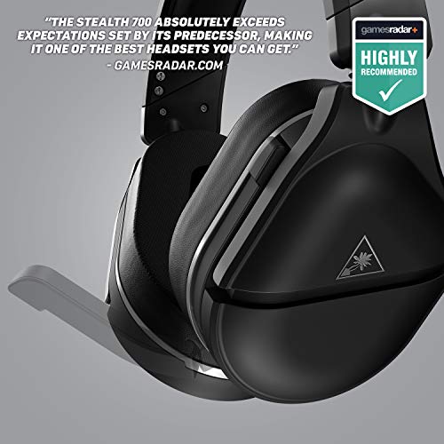 Turtle Beach Stealth 700 Gen 2 Wireless Gaming Headset for PS5, PS4, PS4 Pro, PlayStation & Nintendo Switch Featuring Bluetooth, 50mm Speakers, 3D Audio Compatibility, and 20-Hour Battery - Black Accessories Turtle Beach   