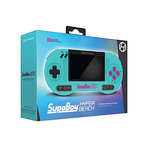 Hyperkin SupaBoy Portable Pocket Console (Hyper Beach) - (SNES) Super Nintendo CONSOLE Hyperkin   