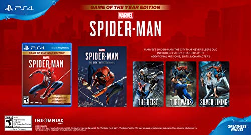 Marvel's Spider-Man: Game of The Year Edition - (PS4) PlayStation 4 [Pre-Owned] Video Games PlayStation   