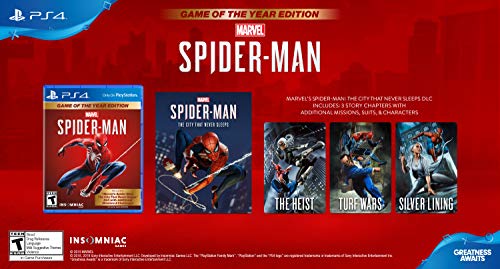 Marvel's Spider-Man (Game of The Year Edition) - (PS4) PlayStation 4 [Pre-Owned] Video Games PlayStation