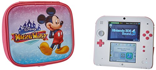 Nintendo 2DS Console (Peach Pink with Disney Magical World Carrying Case) - Nintendo 3DS Consoles Nintendo   