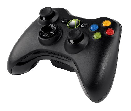 Microsoft Xbox 360 Wireless Controller (Black) - Xbox 360 [Pre-Owned] Accessories Microsoft   