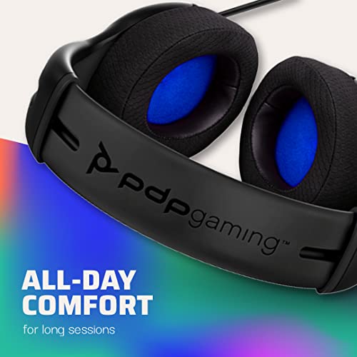 PDP Gaming LVL50 Wired Headset (Black) - (PS4) Playstation 4 Accessories PDP   