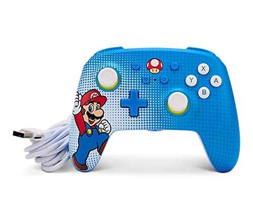 PowerA Enhanced Wired Controller (Mario Pop Art) - (NSW) Nintendo Switch Accessories PowerA   