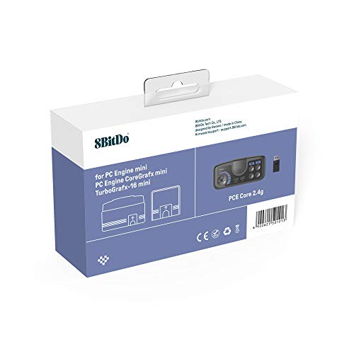 8Bitdo 2.4G Wireless Gamepad (PCE Core Edition) - (TG16) TurboGrafx 16 Mini & (PCE) PC Engine Mini Accessories 8Bitdo   
