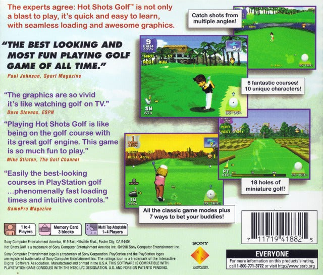 Hot Shots Golf - (PS1) PlayStation 1 [Pre-Owned] Video Games SCEA   