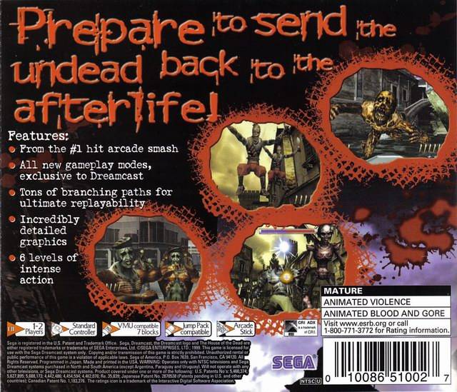 The House of the Dead 2 - (DC) SEGA Dreamcast [Pre-Owned] Video Games Sega   