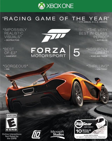 Forza Motorsport 5 (Racing Game of the Year Edition) - (XB1) Xbox One Video Games Microsoft Game Studios   
