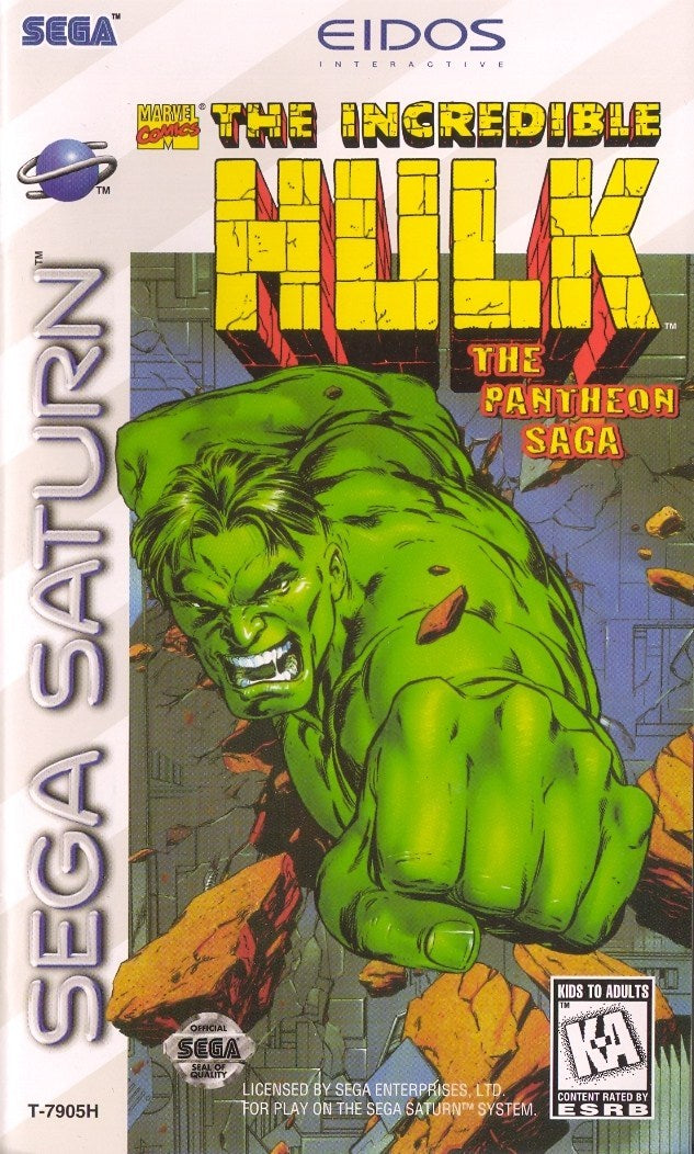 The Incredible Hulk: The Pantheon Saga - (SS) SEGA Saturn [Pre-Owned] Video Games Eidos Interactive   