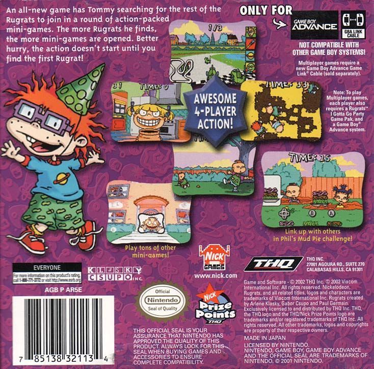 Rugrats: I Gotta Go Party - (GBA) Game Boy Advance [Pre-Owned] Video Games THQ   