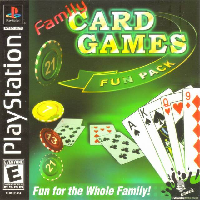 Family Card Games Fun Pack - (PS1) PlayStation 1 Video Games Mud Duck Productions   