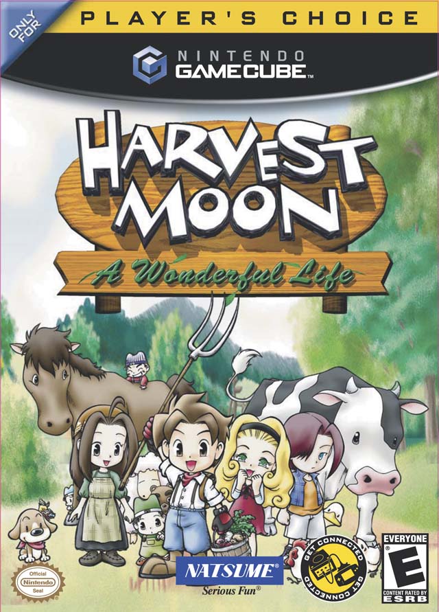 Harvest Moon: A Wonderful Life (Player's Choice) - (GC) GameCube [Pre-Owned] Video Games Natsume   