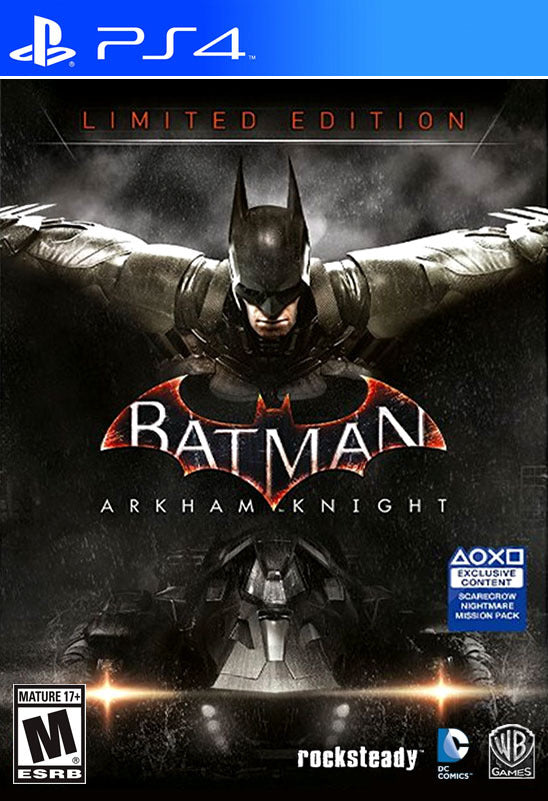 Batman: Arkham Knight (Limited Edition) - PlayStation 4 Video Games Warner Bros. Interactive Entertainment   