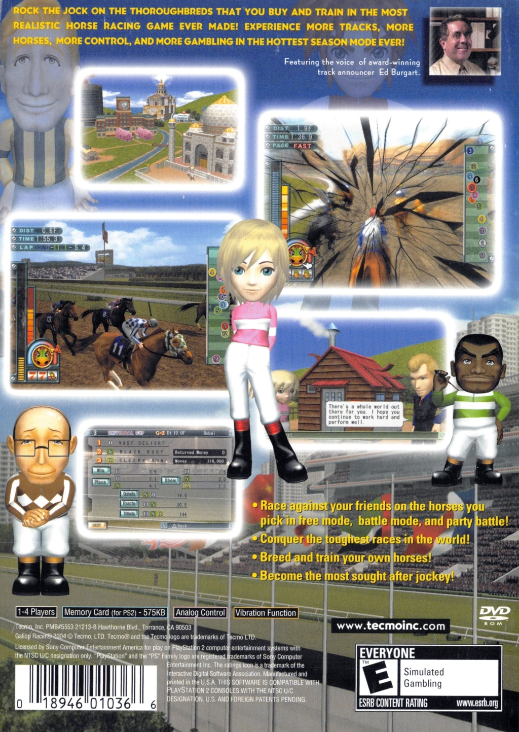 Gallop Racer 2004 - (PS2) PlayStation 2 [Pre-Owned] Video Games Tecmo   