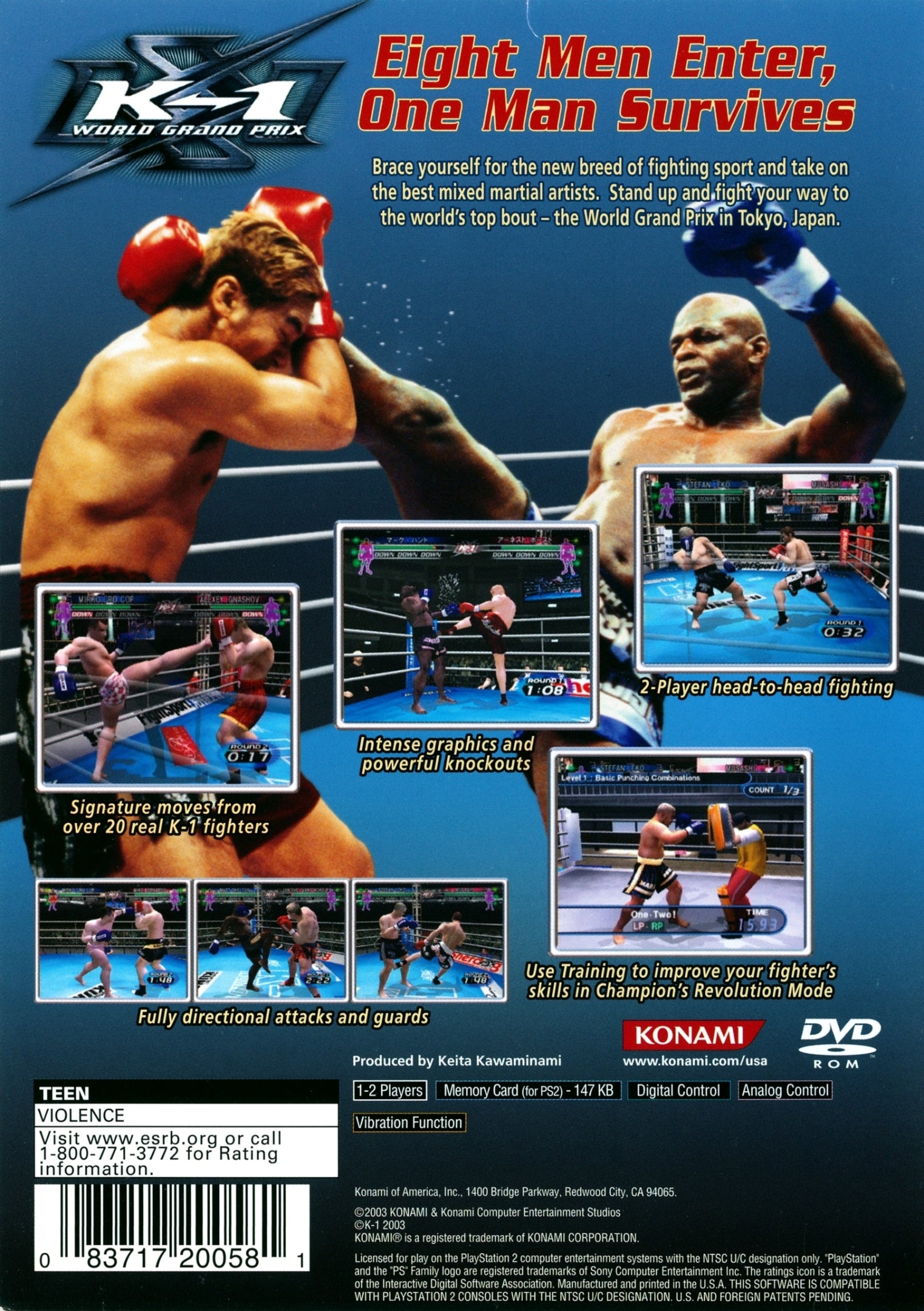 K-1 World Grand Prix - (PS2) Playstation 2 [Pre-Owned] Video Games Konami   