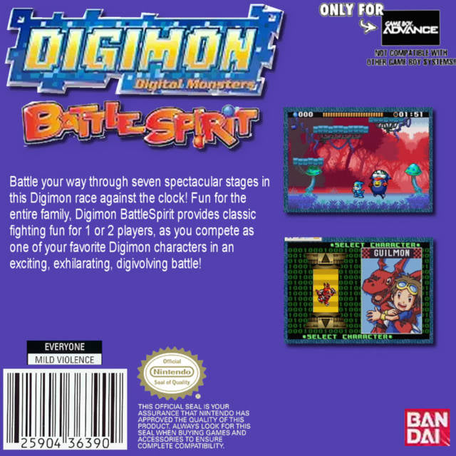 Digimon: Battle Spirit - Game Boy Advance