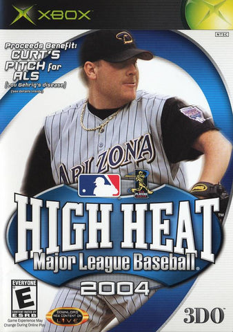 High Heat Major League Baseball 2004 - Xbox Video Games 3DO   