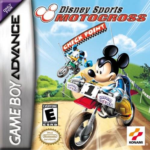 Disney Sports: Motocross - (GBA) Game Boy Advance Video Games Konami   