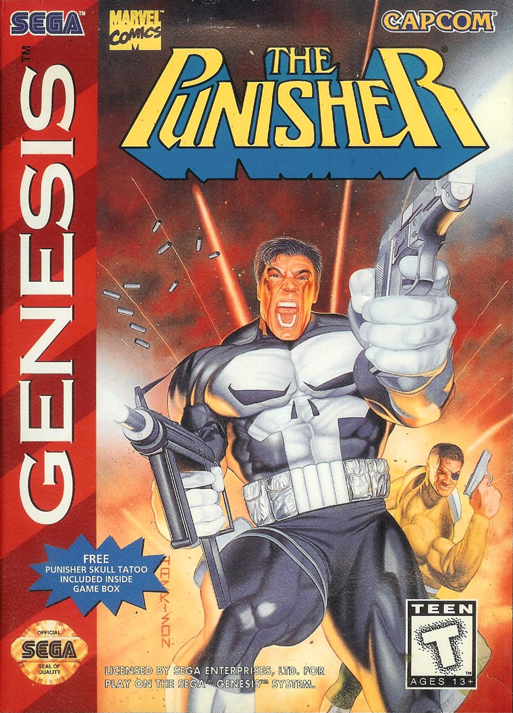 The Punisher - (SG) SEGA Genesis [Pre-Owned] Video Games Capcom   