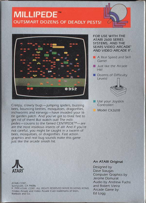 Millipede - Atari 2600 [Pre-Owned] Video Games Atari Inc.   