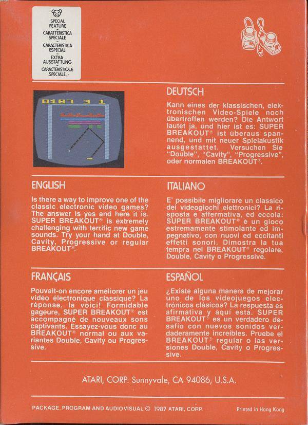 Super Breakout - Atari 2600 [Pre-Owned] Video Games Atari Inc.   