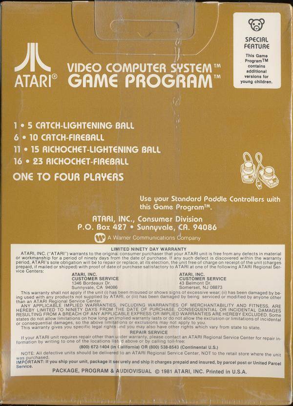 Warlords - Atari 2600 [Pre-Owned] Video Games Atari Inc.   