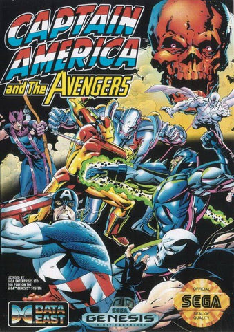 Captain America and the Avengers - SEGA Genesis [Pre-Owned] Video Games Data East   