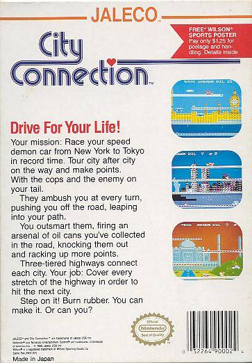 City Connection - (NES) Nintendo Entertainment System [Pre-Owned] Video Games Jaleco Entertainment   