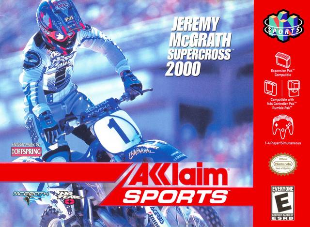 Jeremy McGrath Supercross 2000 - (N64) Nintendo 64 [Pre-Owned] Video Games Acclaim   