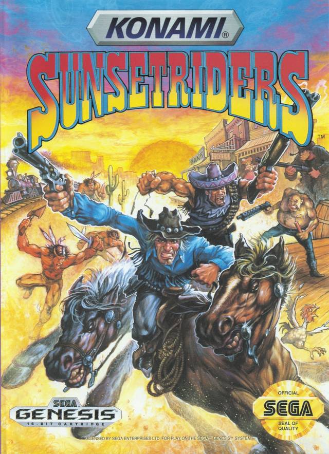 Sunset Riders - (SG) SEGA Genesis [Pre-Owned] Video Games Konami   