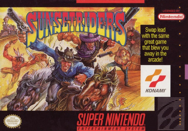 Sunset Riders - (SNES) Super Nintendo [Pre-Owned] Video Games Konami   