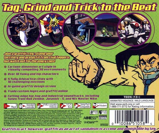 Jet Grind Radio - (DC) SEGA Dreamcast [Pre-Owned] | J&L Game