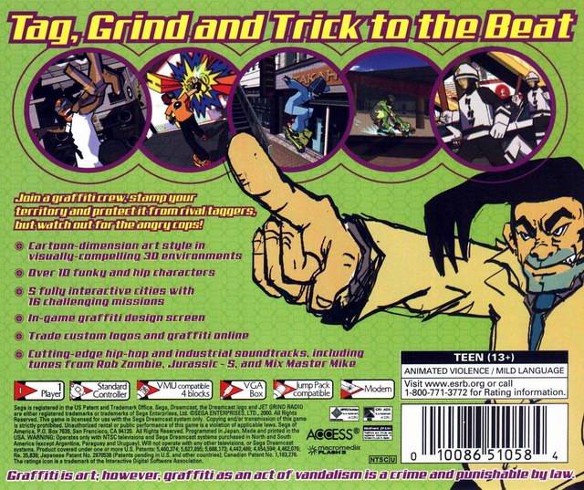 Jet Grind Radio - (DC) SEGA Dreamcast  [Pre-Owned] Video Games Sega   