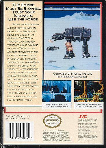 Star Wars: The Empire Strikes Back - (NES) Nintendo Entertainment System [Pre-Owned] Video Games JVC Musical Industries, Inc.   