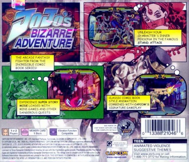 Jojo's Bizarre Adventure - (PS1) PlayStation 1 [Pre-Owned] Video Games Capcom   