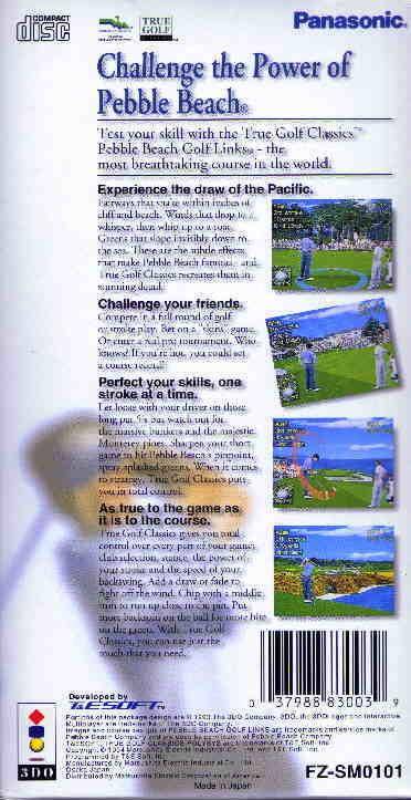 Pebble Beach Golf Links - 3DO Interactive Multiplayer [Pre-Owned] Video Games Panasonic   