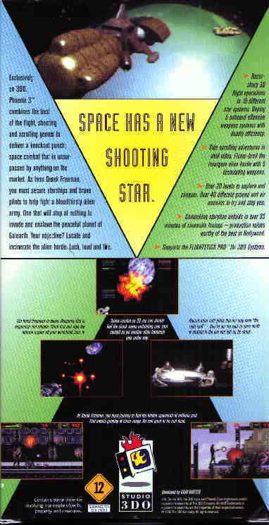 Phoenix 3 - 3DO Interactive Multiplayer [Pre-Owned] Video Games 3DO   