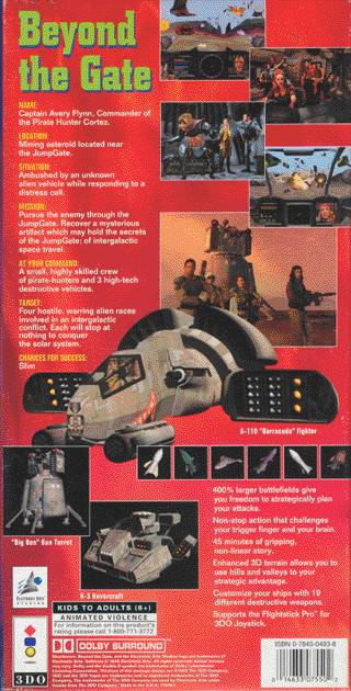 Shockwave 2: Beyond the Gate - 3DO Interactive Multiplayer  [Pre-Owned] Video Games Electronic Arts   