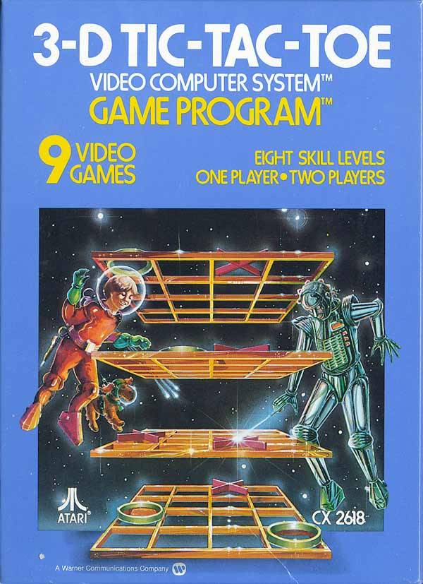 3-D Tic-Tac-Toe - Atari 2600 [Pre-Owned] Video Games Atari Inc.   