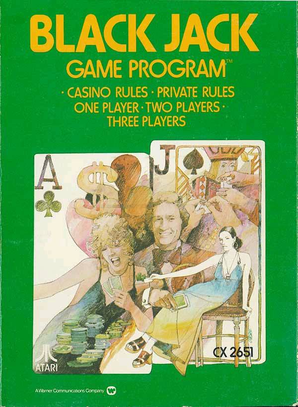 Blackjack - Atari 2600 [Pre-Owned] Video Games Atari Inc.   
