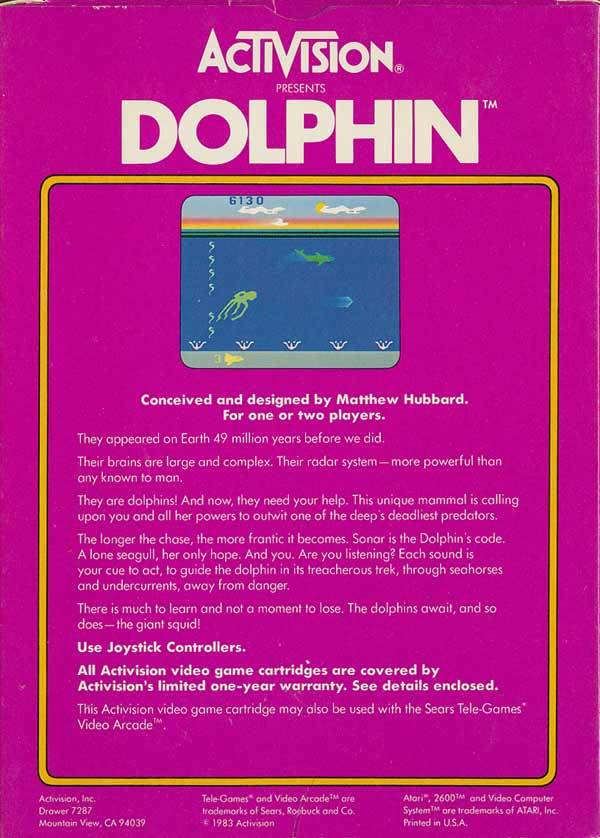 Dolphin - Atari 2600 [Pre-Owned] Video Games Activision   