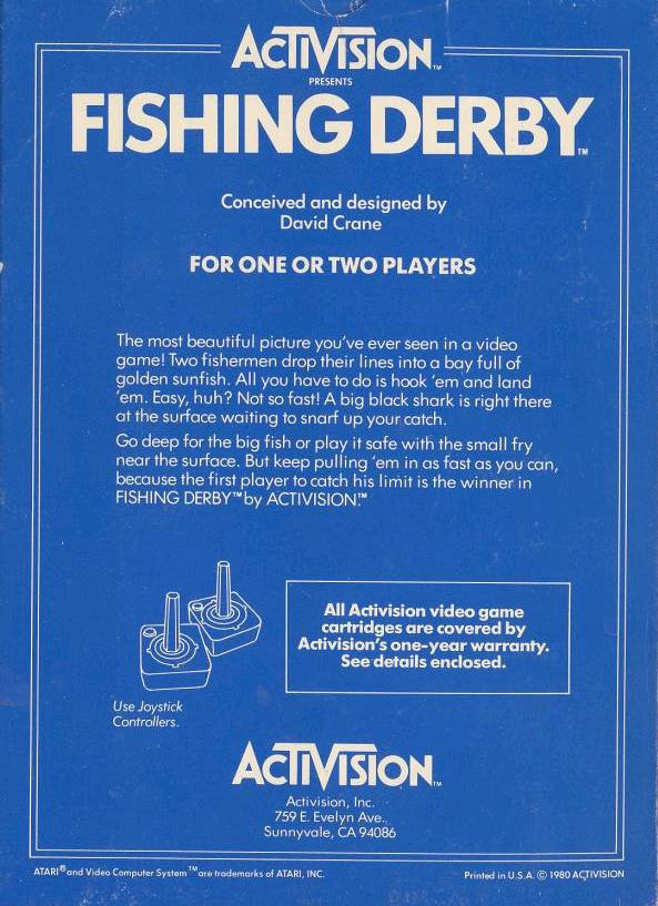 Fishing Derby - Atari 2600 [Pre-Owned] Video Games Activision   