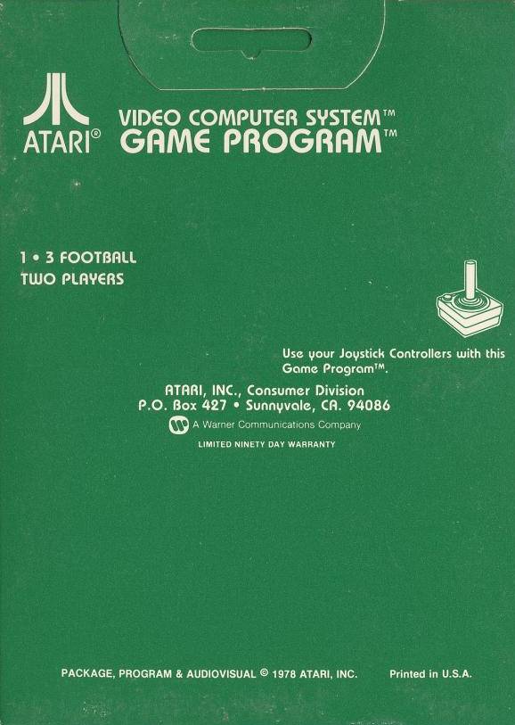 Football - Atari 2600 [Pre-Owned] Video Games Atari Inc.   