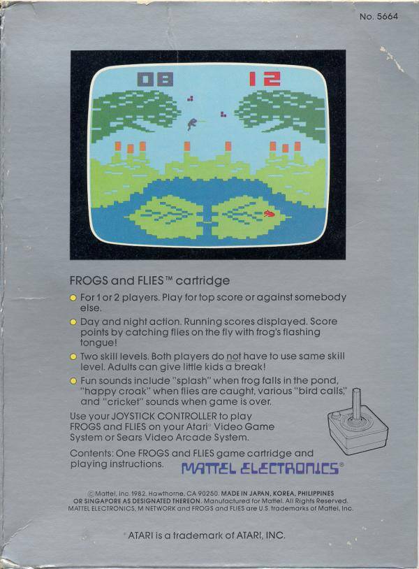 Frogs and Flies - Atari 2600 [Pre-Owned] Video Games Mattel   