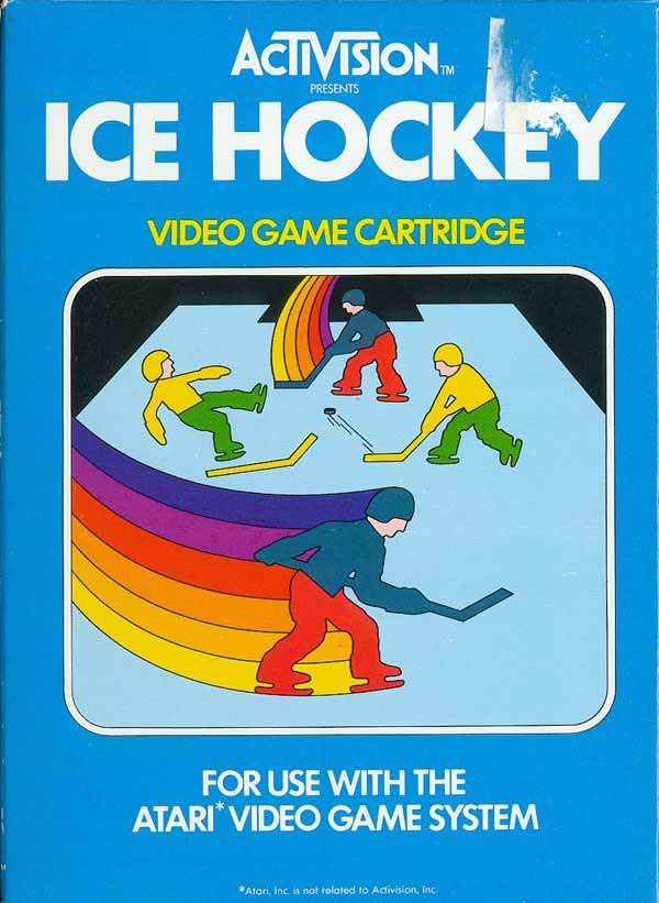 Ice Hockey - Atari 2600 Video Games Activision   