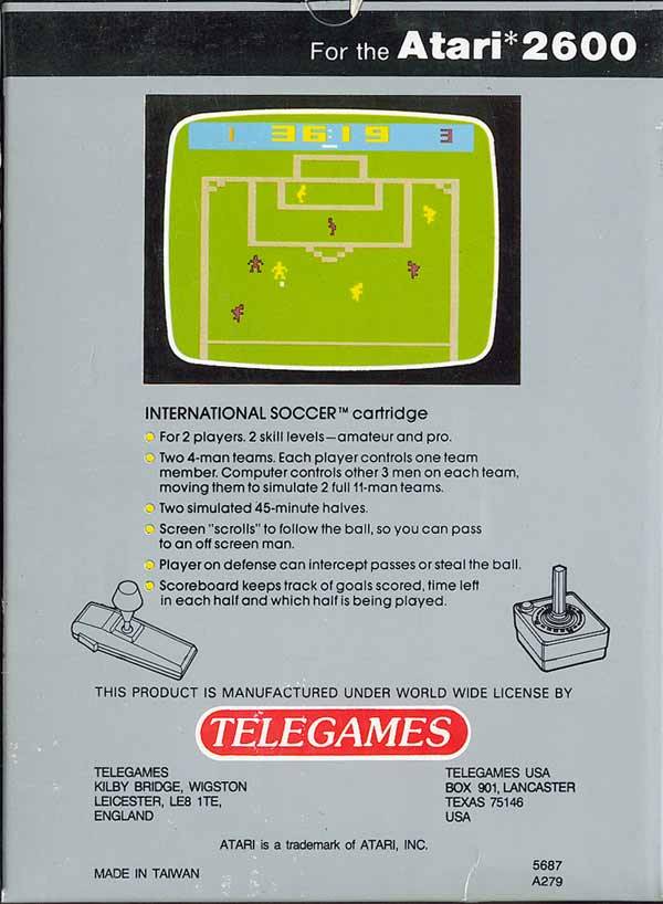 International Soccer - Atari 2600 [Pre-Owned] Video Games Mattel   