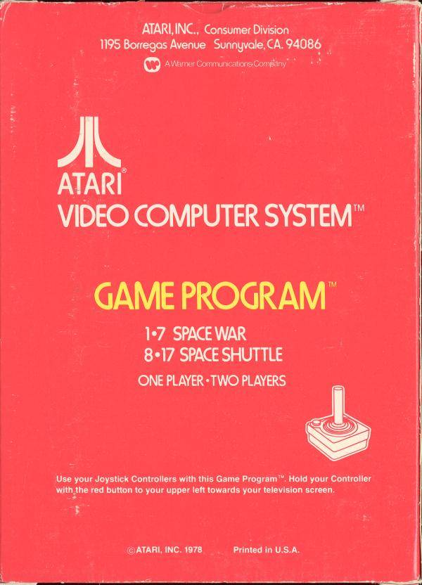Space War - Atari 2600 [Pre-Owned] Video Games Atari Inc.   