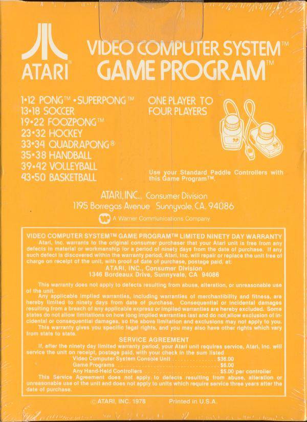 Video Olympics - Atari 2600 [Pre-Owned] Video Games Atari Inc.   