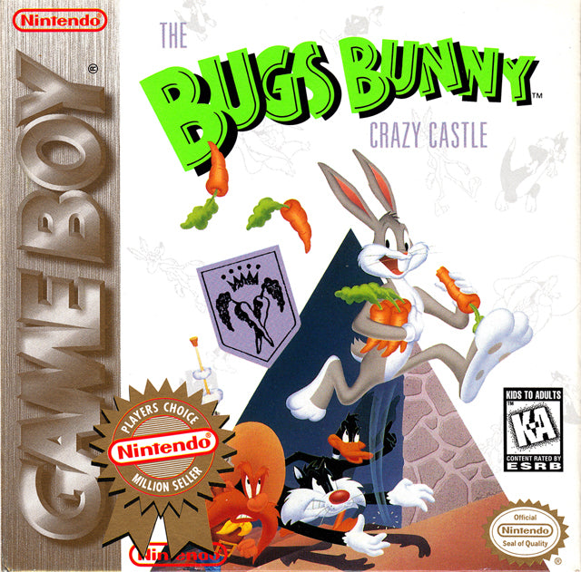 The Bugs Bunny Crazy Castle (Player's Choice) - (GB) Game Boy [Pre-Owned] Video Games Kemco   